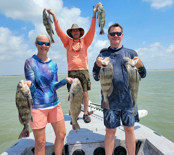 Dave and Lina fishing